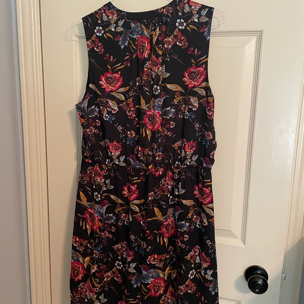 DR2 Black Floral Mini Dress - Picture 2 of 6